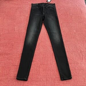 Flying Monkey women’s size 25 NWT black faded Denim jeans